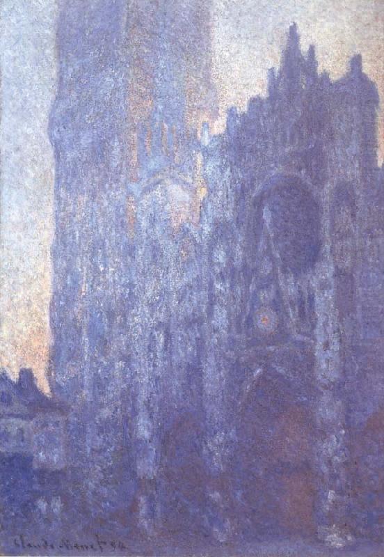 Claude Monet Rouen Cathedral Facade and Tour d-Albane china oil painting image